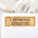 Search for wood look return address labels Elegant
