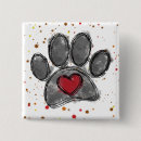Search for painted dog buttons Puppy