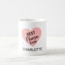 Search for best nurse ever mugs Colourful