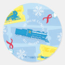 Search for silver bell stickers Santa claus