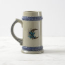 Search for blue beer glasses White