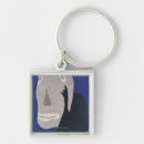 Search for human keychains Blue
