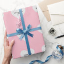 Recherche de bleu et argent papier cadeau Pour elle
