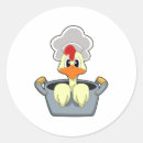 Recherche de poulet drôle autocollants Anniversaire