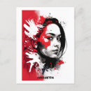 Search for beautiful abstract postcards Red