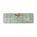 Search for gold starfish return address labels Modern