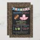 Search for football or tutus invitations Chalkboard