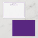 Search for purple note cards Elegant