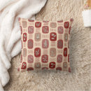 Search for red and beige pillows Botanical