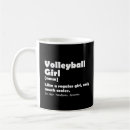 Recherche de joueur de volleyball tasses Pour elle