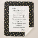 Search for love letter blankets Mom