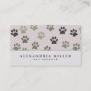 Recherche de animal domestique cartes visite Pour elle
