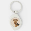 Search for airedale terrier dog keychains Animal