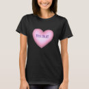 Search for conversational heart tshirts Valentine