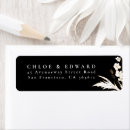 Search for black gold white return address labels Minimalist