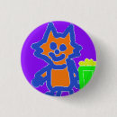 Recherche de chaton drôle badges Orange