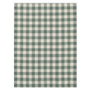 Search for green and white gingham tablecloths Retro
