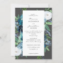 Search for blue and grey wedding invitations Botanical