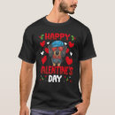 Recherche de dachshund valentine tshirts Heureux