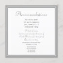 Search for hotel accommodations wedding invitations Elegant