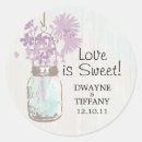 Search for rustic barn wedding stickers Mason jar