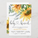 Search for sunflower baby shower invitations Gender neutral