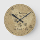 Recherche de empreintes pattes animaux horloges Chien