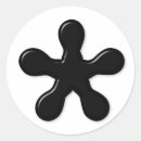 Recherche de conception graphique autocollants Noir