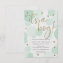 Search for green dots invitations Baby