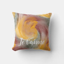 Recherche de vert orange coussins Aquarelle