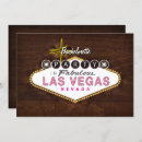 Search for vegas bachelorette party invitations Retro
