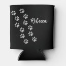 Search for dog paw prints can coolers Black