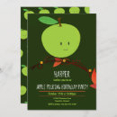 Recherche de de pomme anniversaire invitations Vert