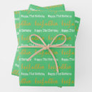 Search for emerald green and gold wrapping paper Pattern