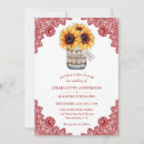 Search for red sunflower wedding invitations Baby's breath