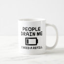 Search for draining mugs Battery