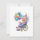 Search for senior citizens birthday invitations Humourous nana bday