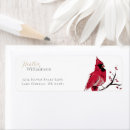 Search for cardinal bird return address labels Simple