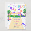 Search for playground invitations Pink