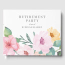 Search for retirement party guest books Elegant
