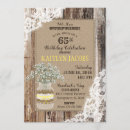 Search for burlap birthday invitations Mason jar