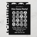 Search for dice party invitations Modern