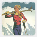 Search for vintage ski stickers Switzerland