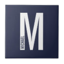 Search for monogrammed tiles Blue