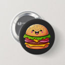 Search for burgers buttons Kawaii
