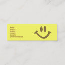 Search for happy face business cards yellow