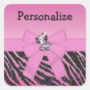 Search for glitter zebra stickers Pink