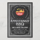 Search for bbq anniversary invitations Vintage