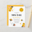 Search for bee 4x5 invitations Mama to bee