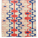 Search for 1950s design shower curtains Background